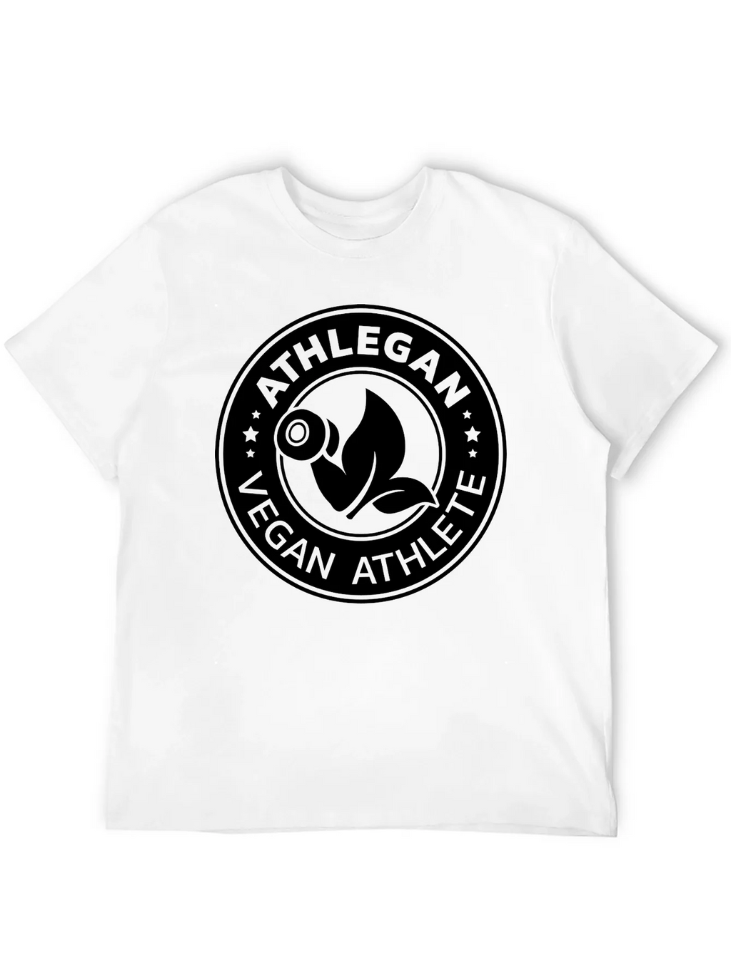 Athlegan Vegan Athlete Black T-Shirt product image 10