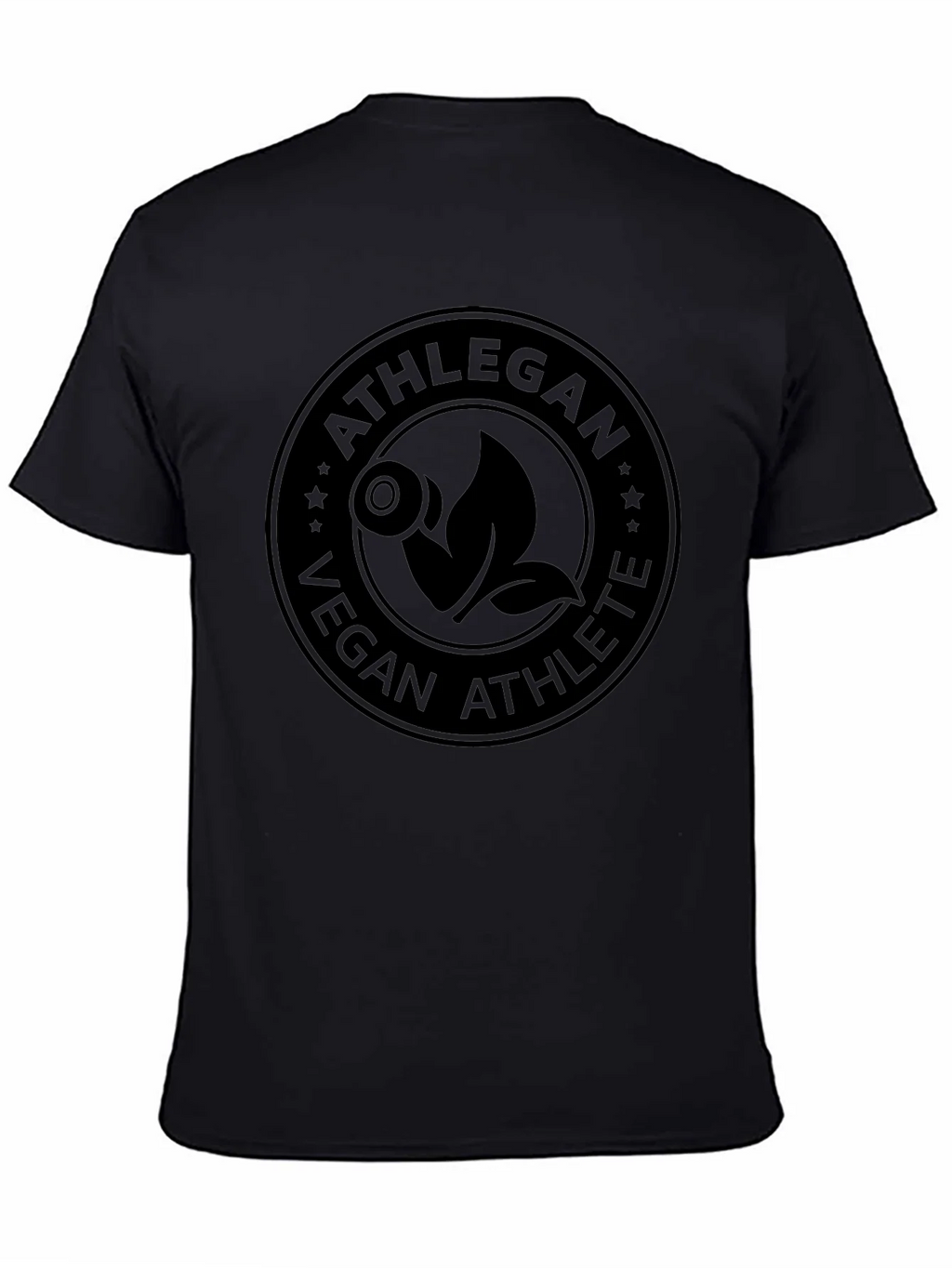 Athlegan Vegan Athlete Black T-Shirt product image 4