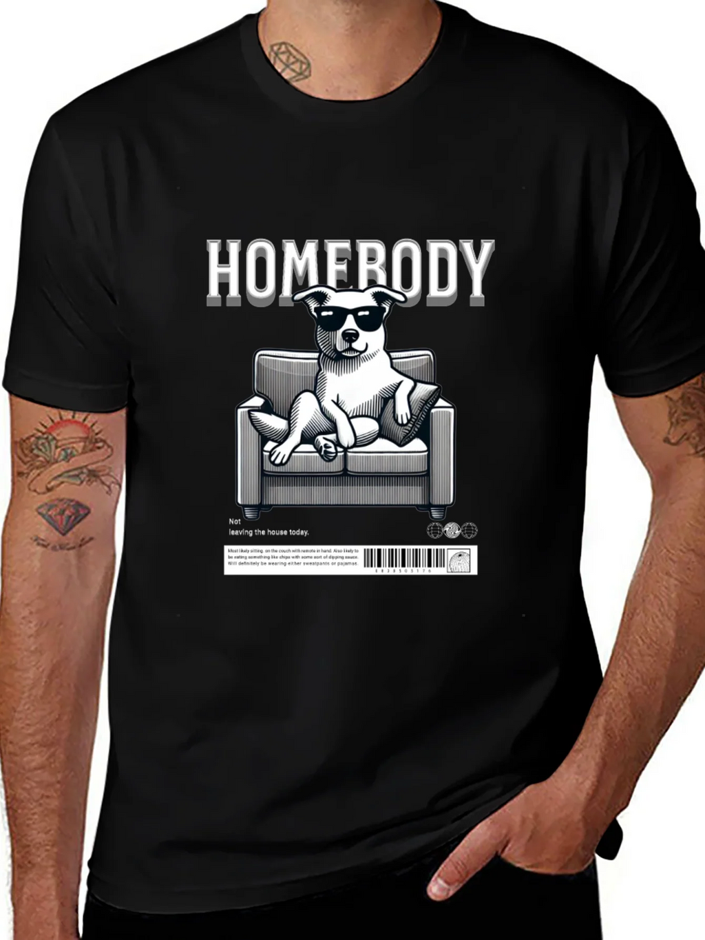 Homebody Dog Graphic Tee - Relaxed Fit product image 1