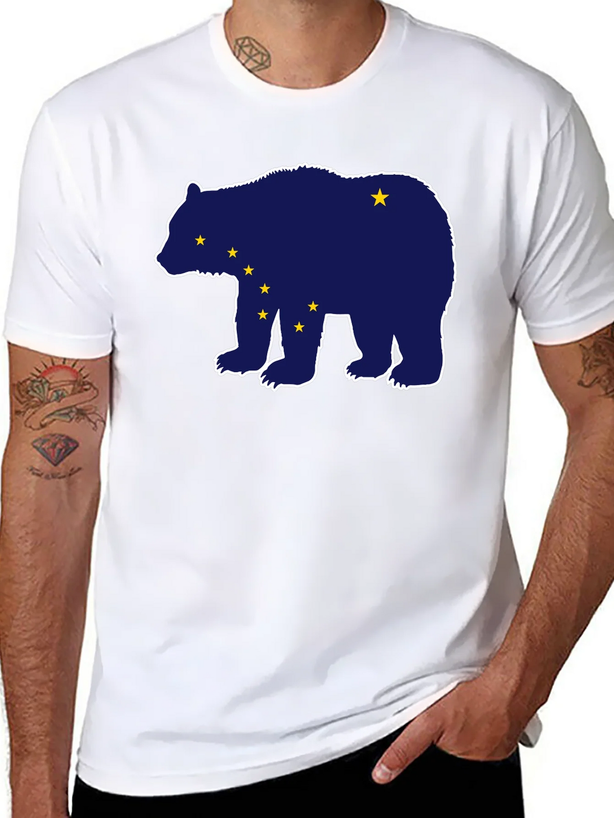 Alaska Bear T-Shirt - Midnight Blue product image 7