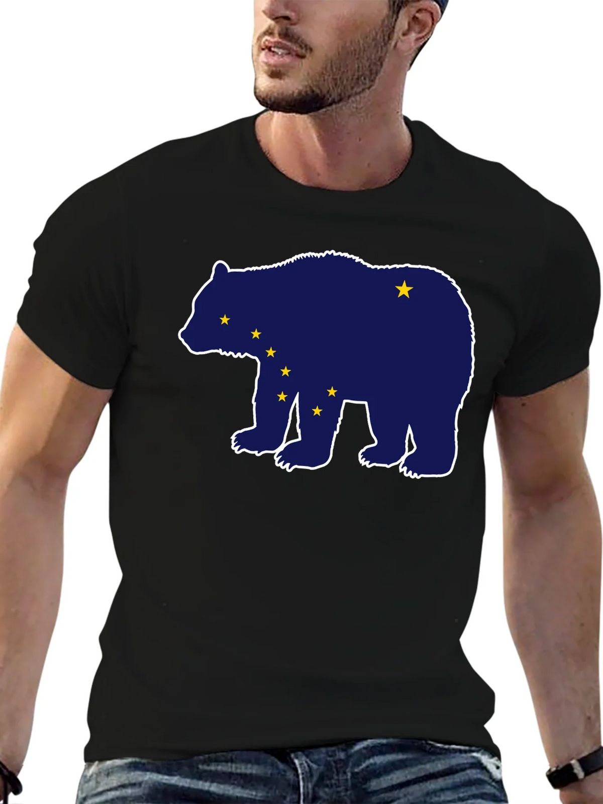Alaska Bear T-Shirt - Midnight Blue product image 6