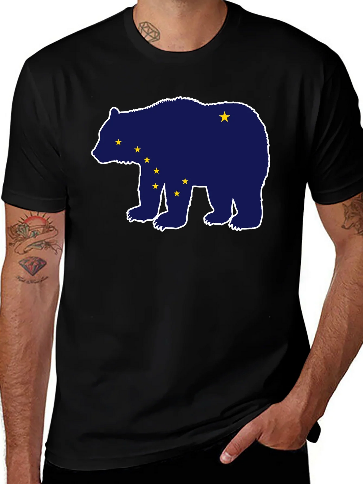 Alaska Bear T-Shirt - Midnight Blue product image 1