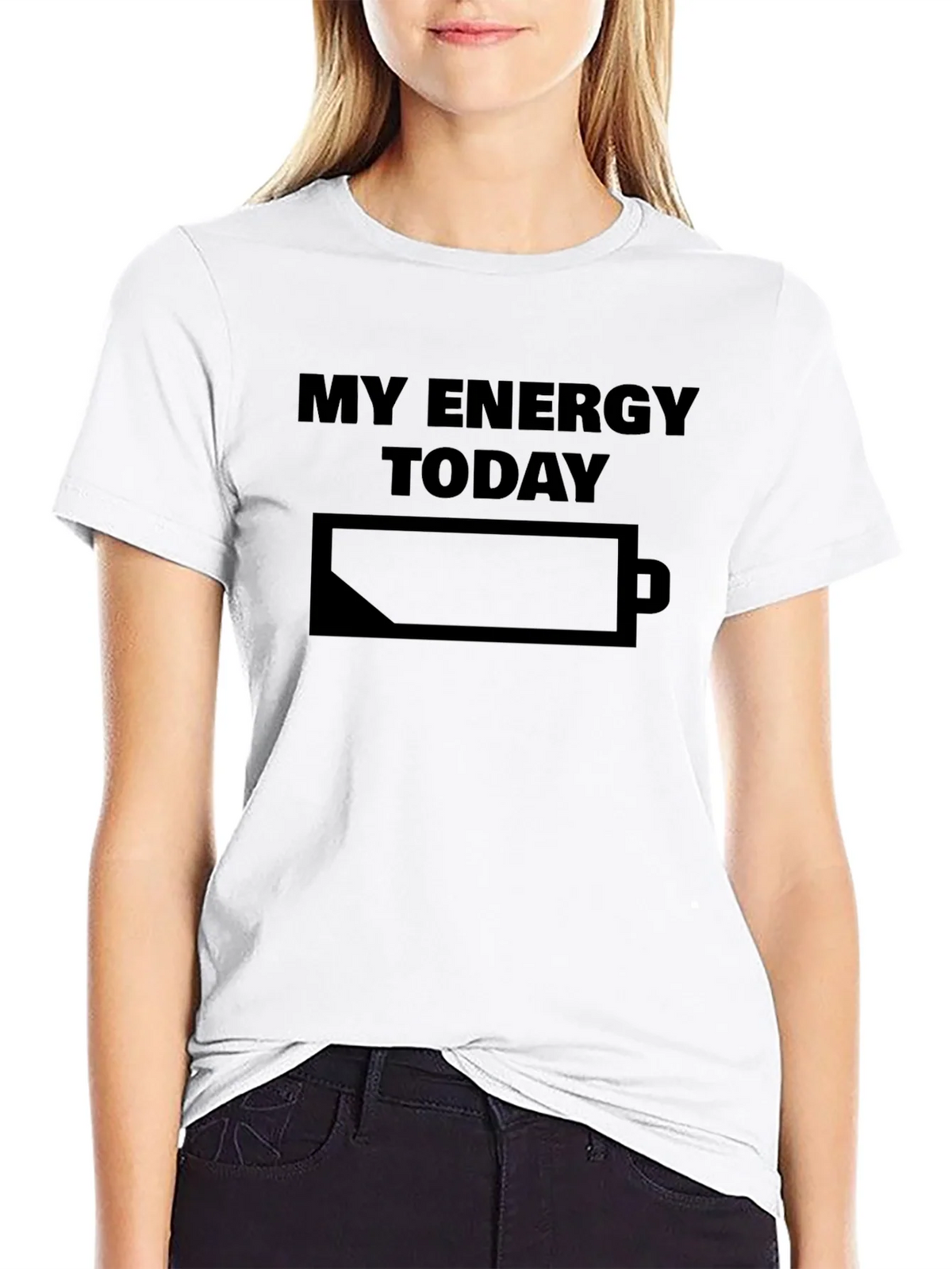 My Energy Today Low Battery T-Shirt product image 8