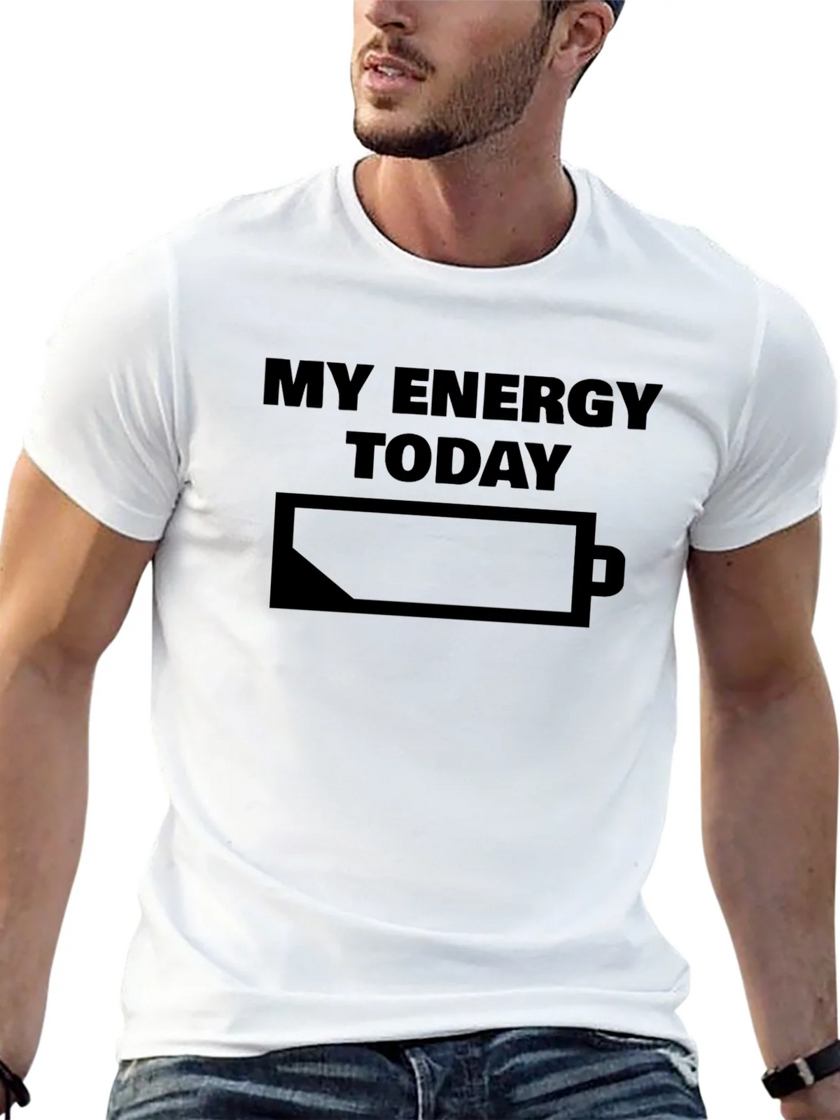 My Energy Today Low Battery T-Shirt product image 12