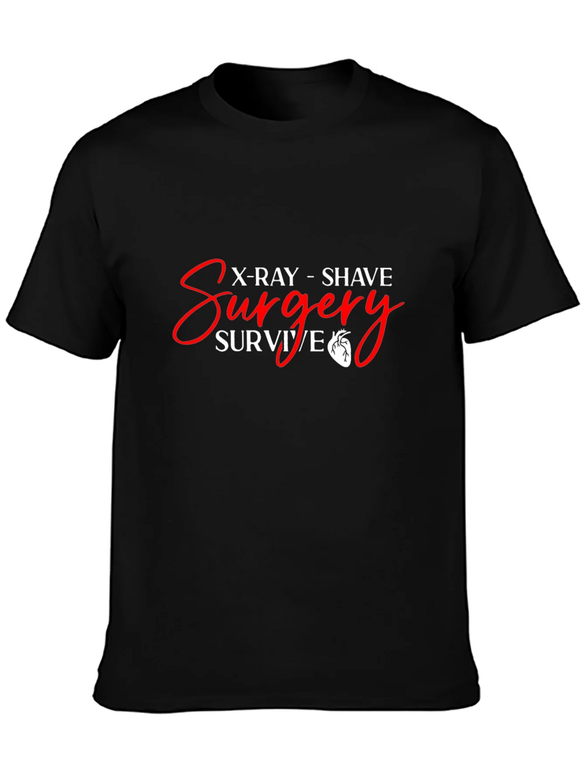 Surgery Survivor Black T-Shirt product image 3