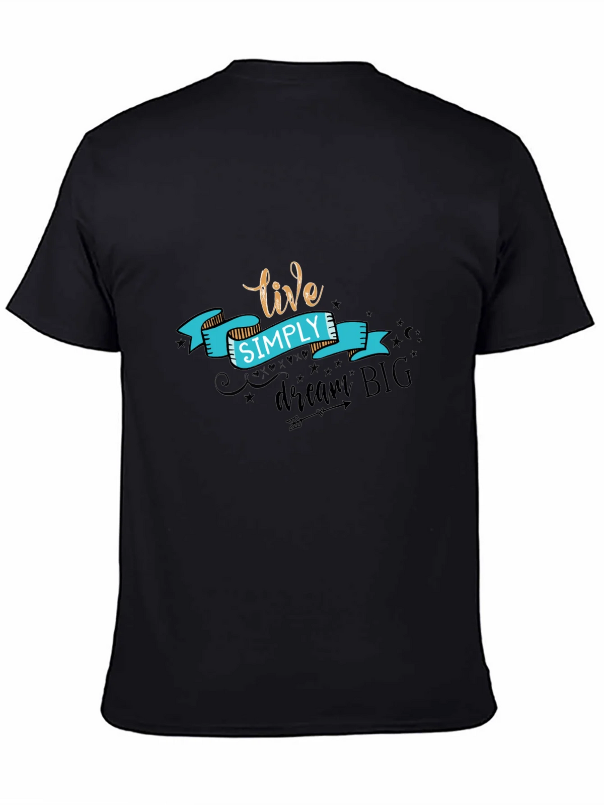 Live Simply T-Shirt - Black product image 4