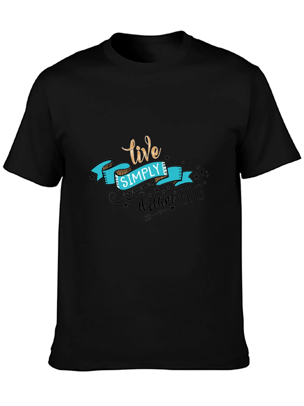 Live Simply T-Shirt - Black product image 3