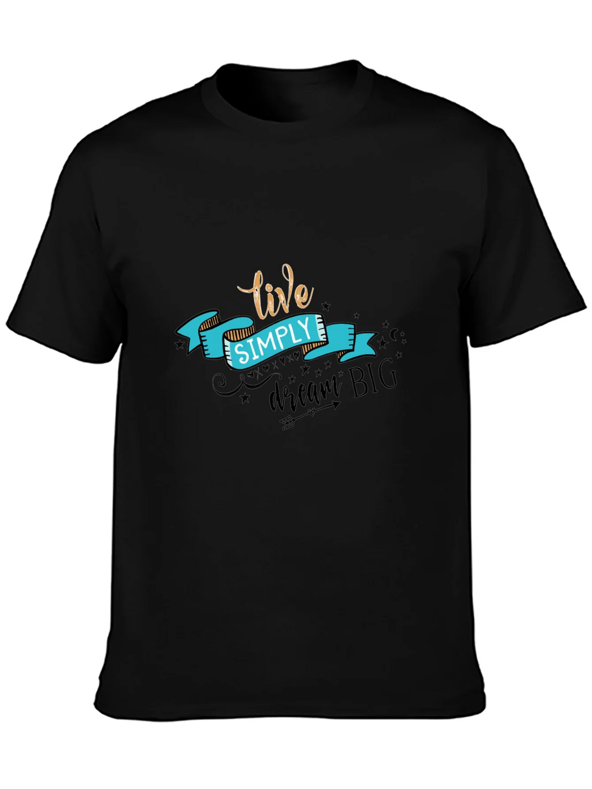 Live Simply T-Shirt - Black product image 3