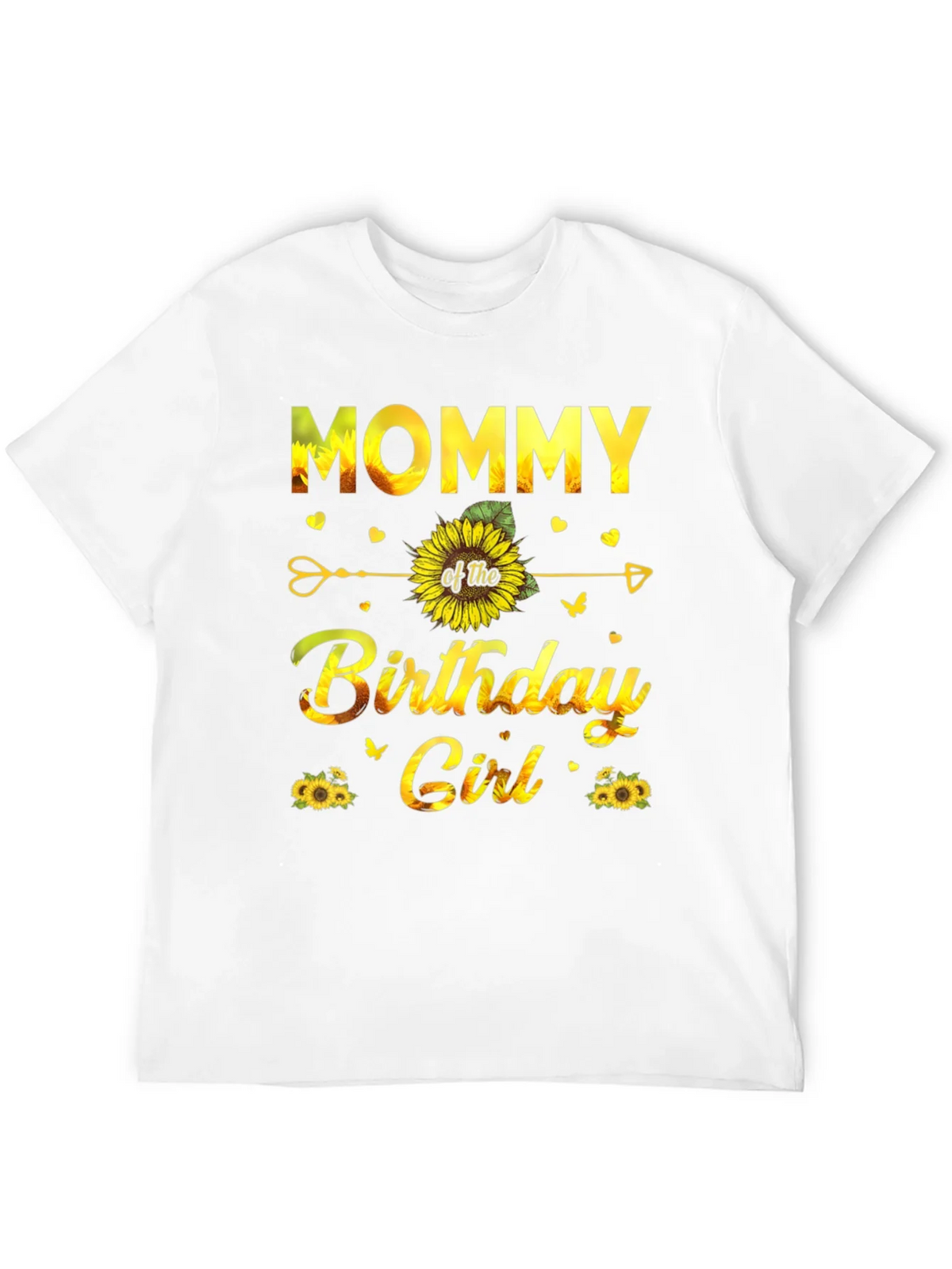 Mommy of the Birthday Girl Sunflower T-Shirt product image 11