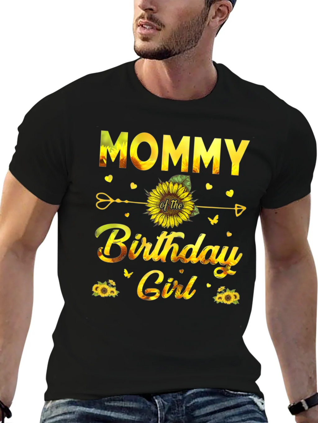 Mommy of the Birthday Girl Sunflower T-Shirt product image 6