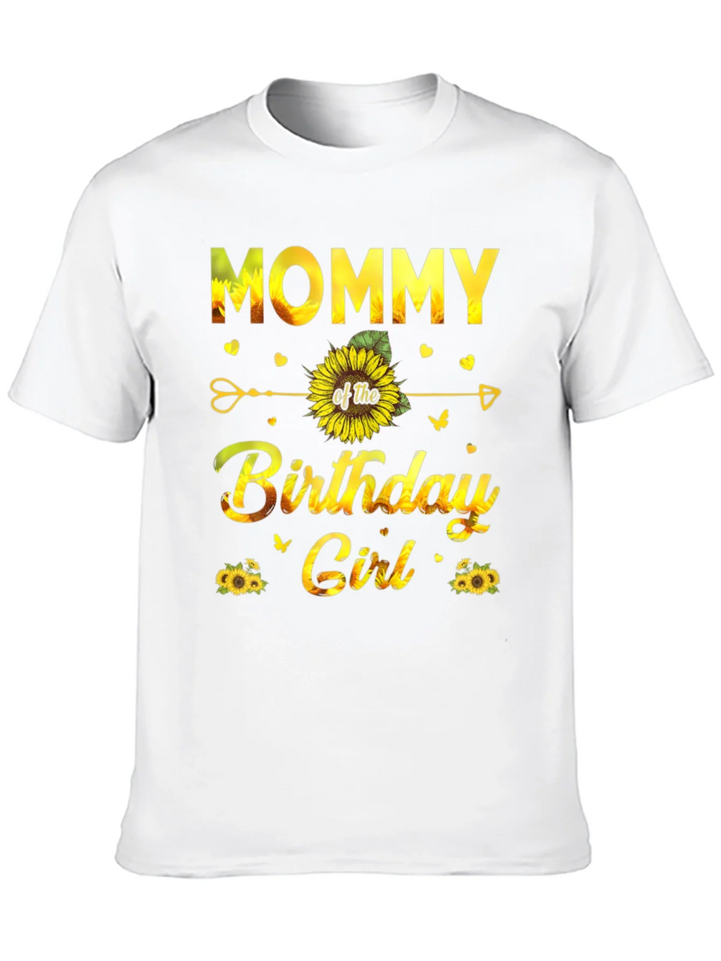 Mommy of the Birthday Girl Sunflower T-Shirt product image 9