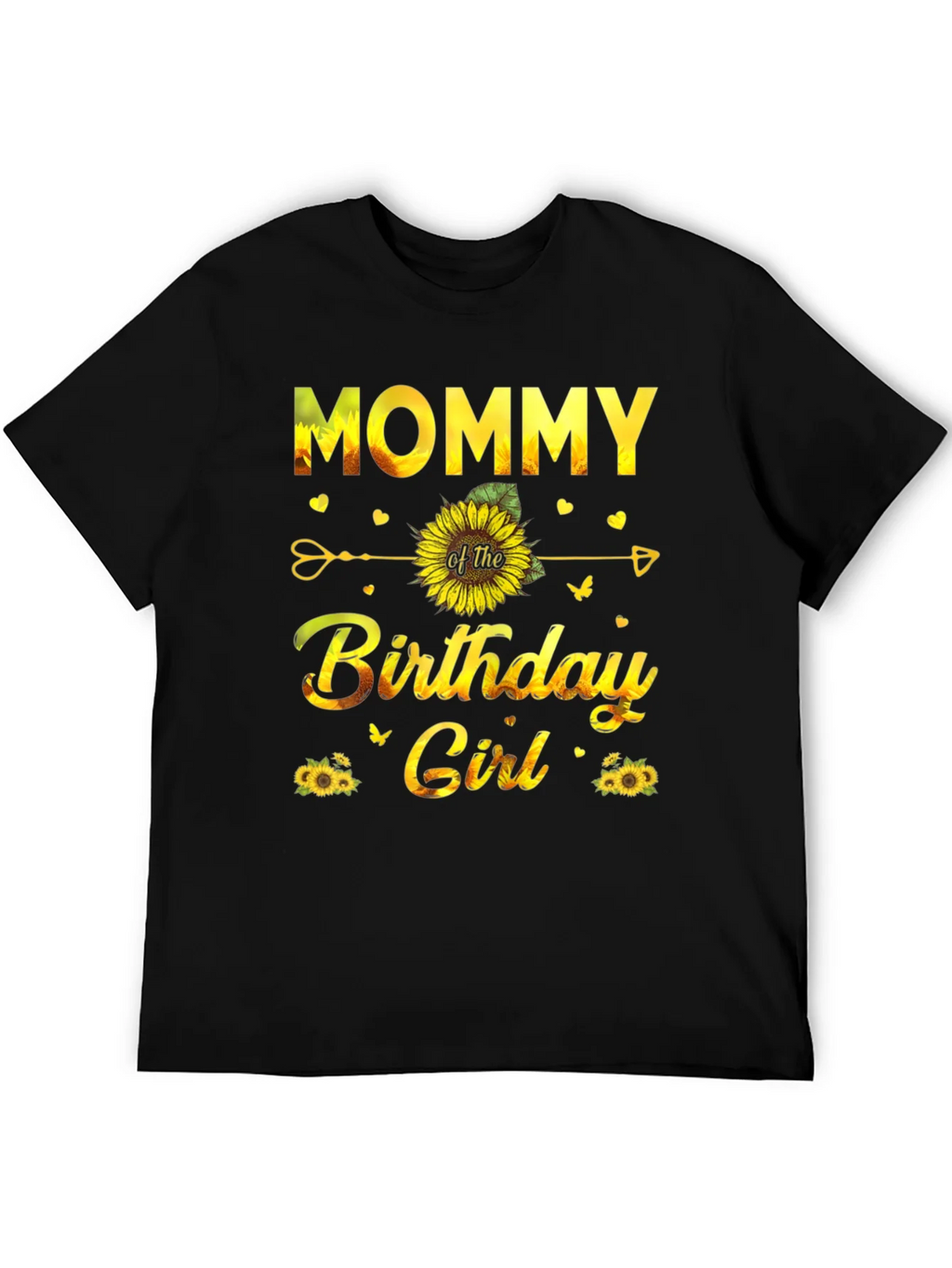 Mommy of the Birthday Girl Sunflower T-Shirt product image 5