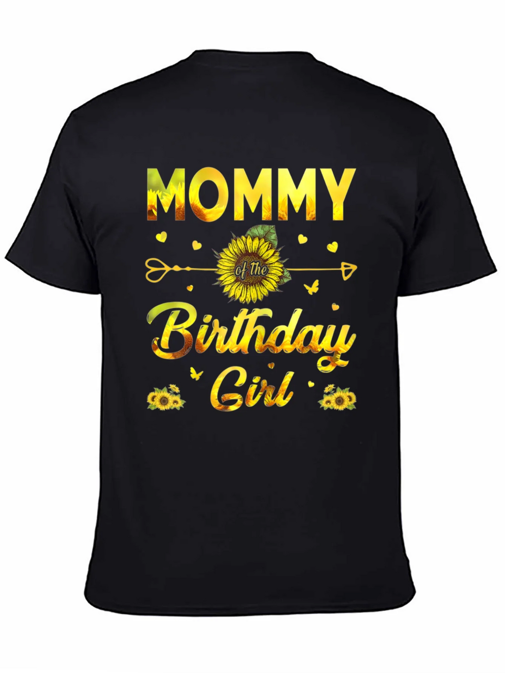 Mommy of the Birthday Girl Sunflower T-Shirt product image 4