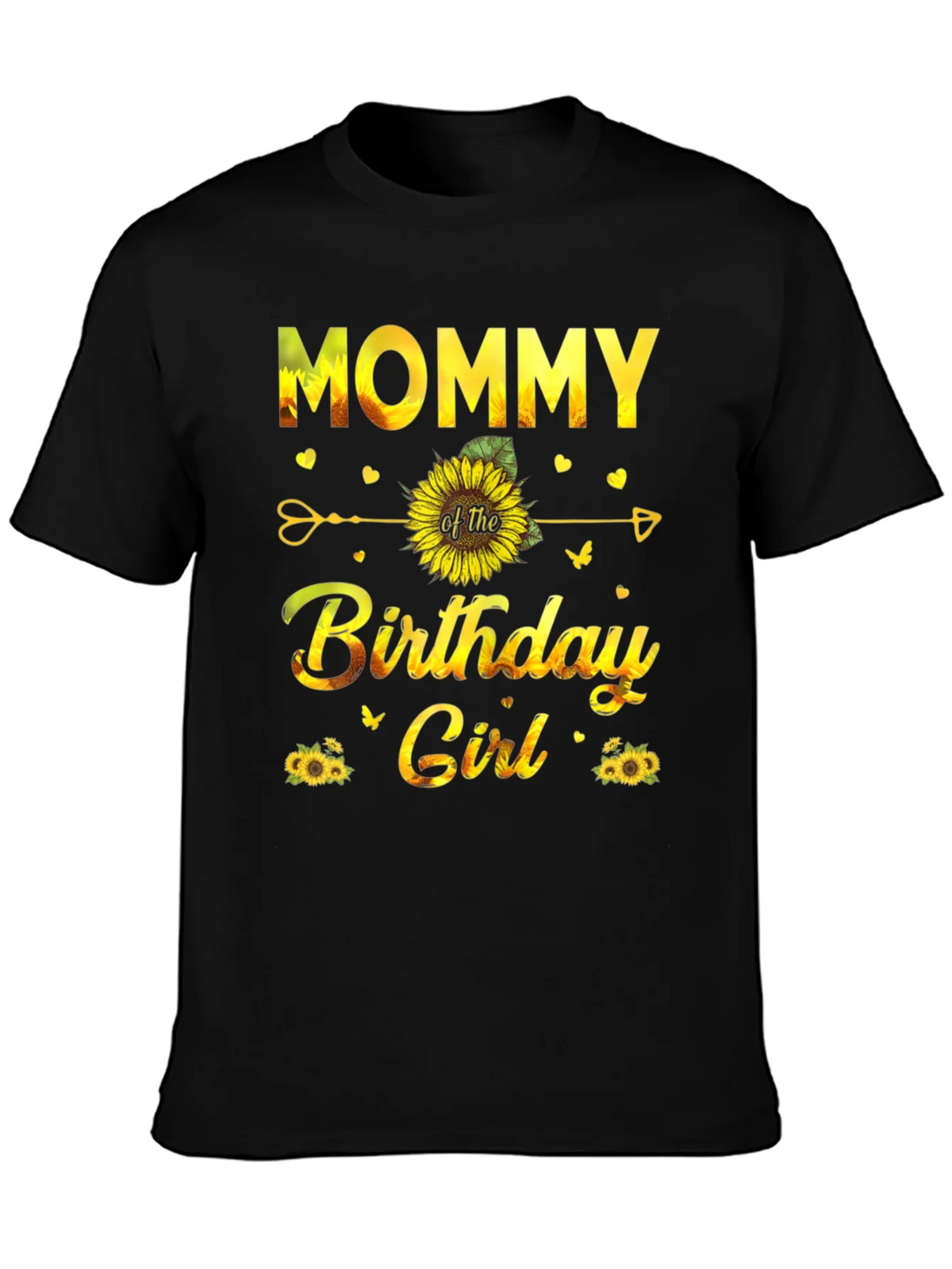 Mommy of the Birthday Girl Sunflower T-Shirt product image 3