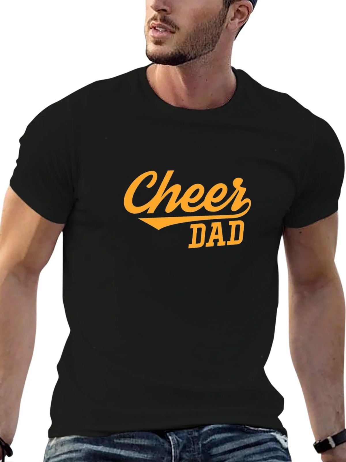 Cheer Dad Black T-Shirt product image 5