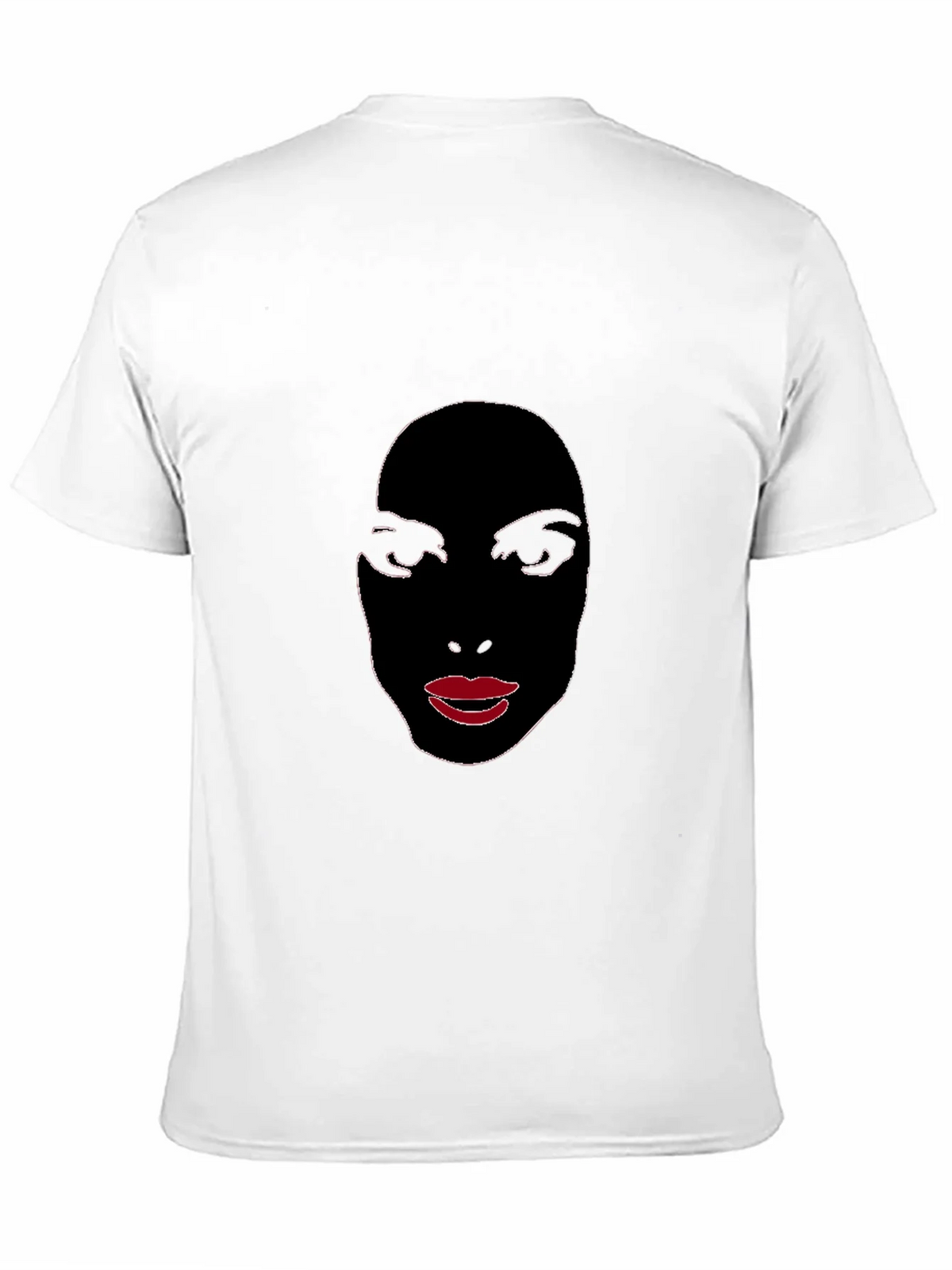 Abstract Face Graphic Tee - Stylish Black T-Shirt product image 10
