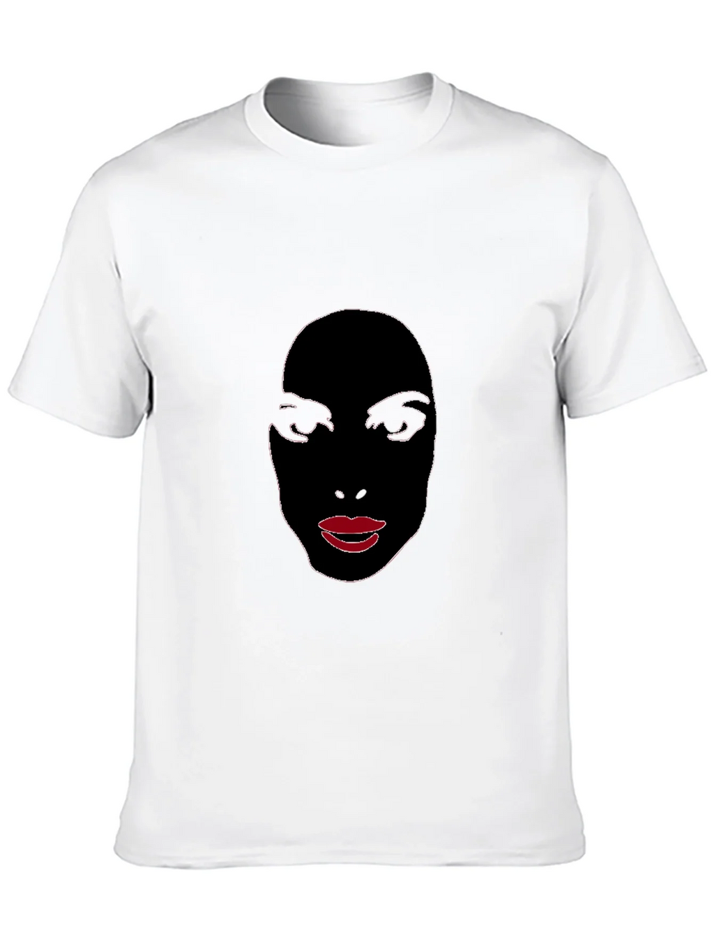 Abstract Face Graphic Tee - Stylish Black T-Shirt product image 9