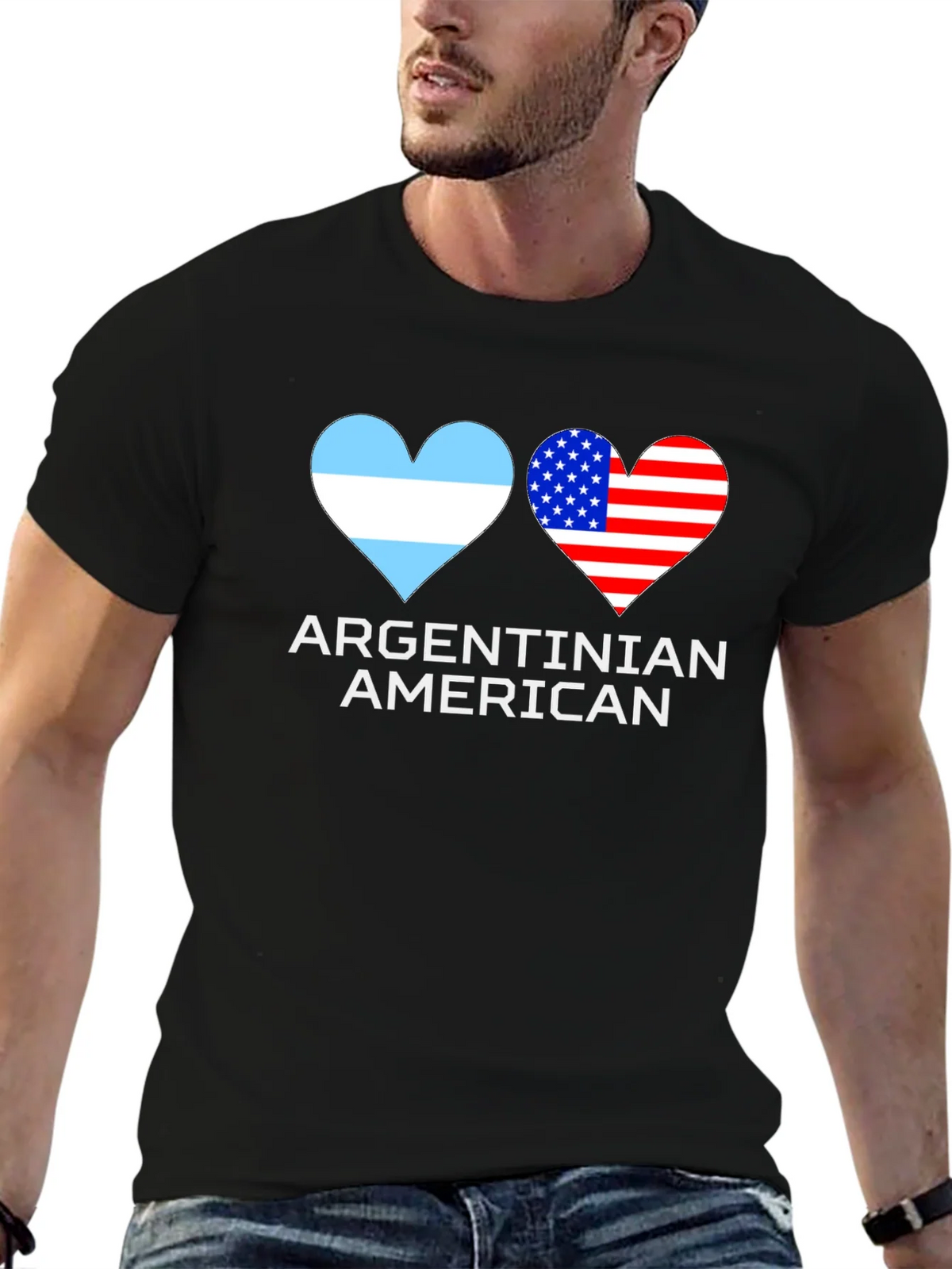 Argentinian American Pride T-Shirt product image 6