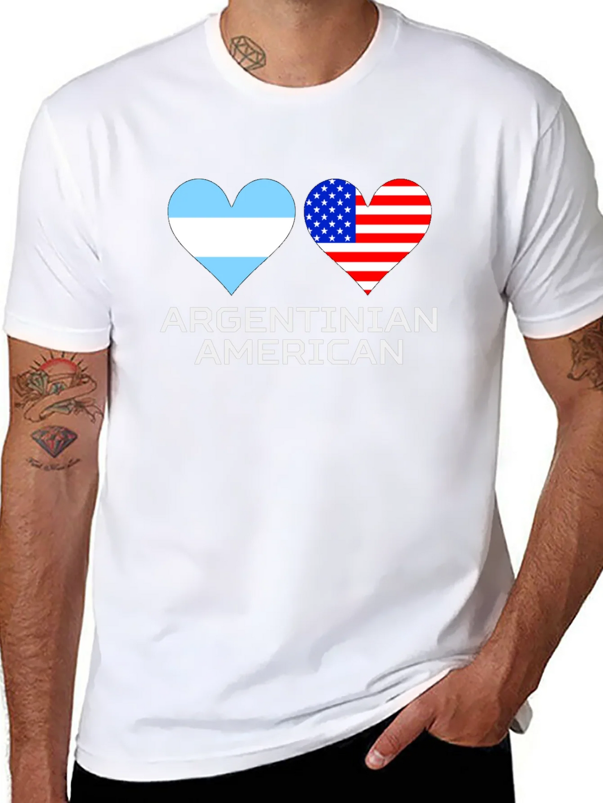 Argentinian American Pride T-Shirt product image 7