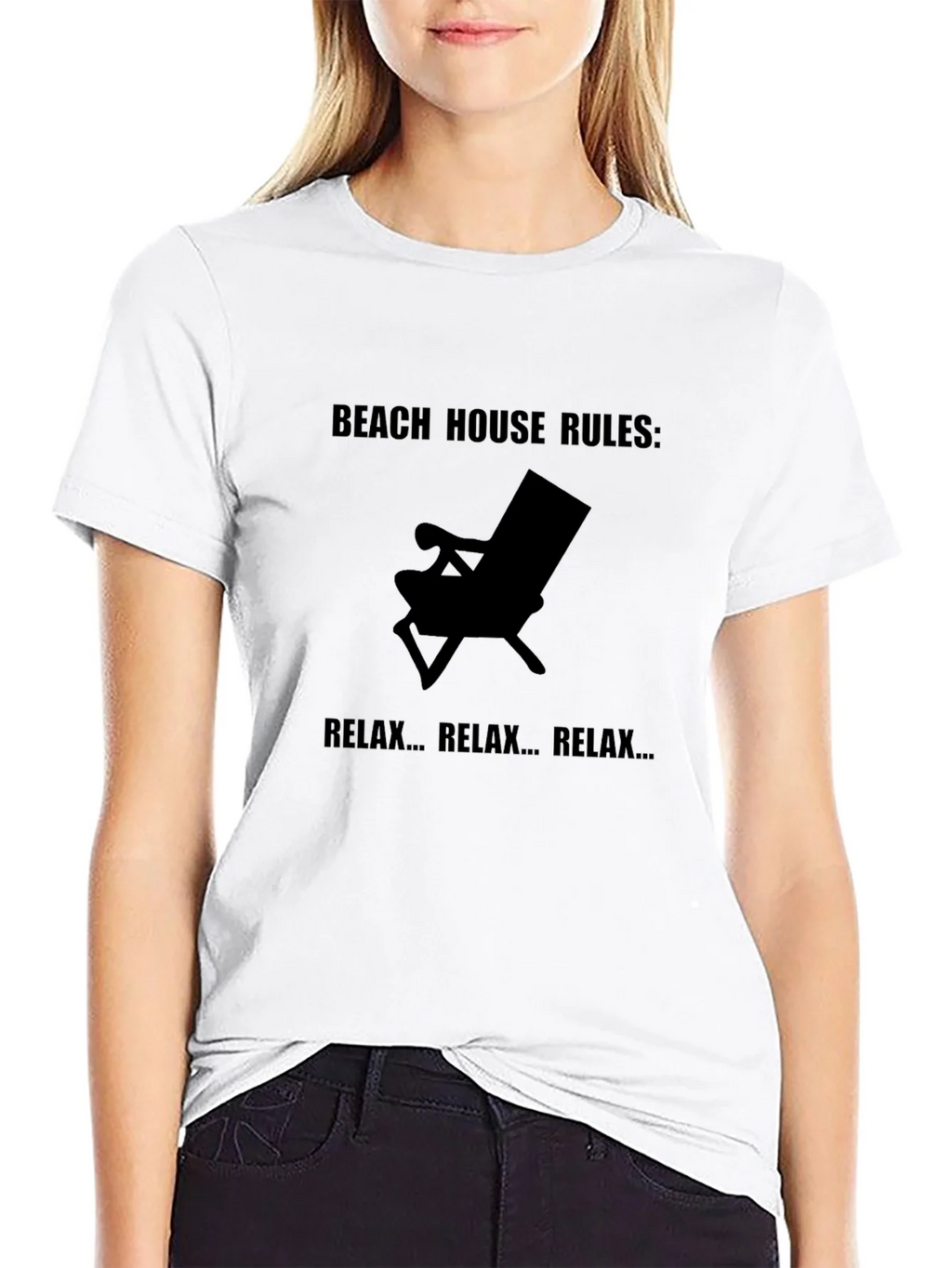 Beach House Rules Relax Graphic Tee - Comfort Fit product image 8