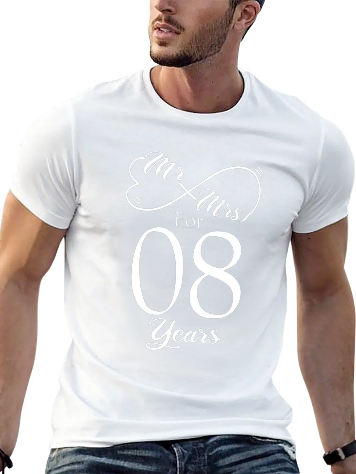 Mr. & Mrs. Anniversary 8 Years T-Shirt product image 12
