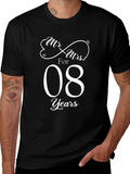 Mr. & Mrs. Anniversary 8 Years T-Shirt product image 1