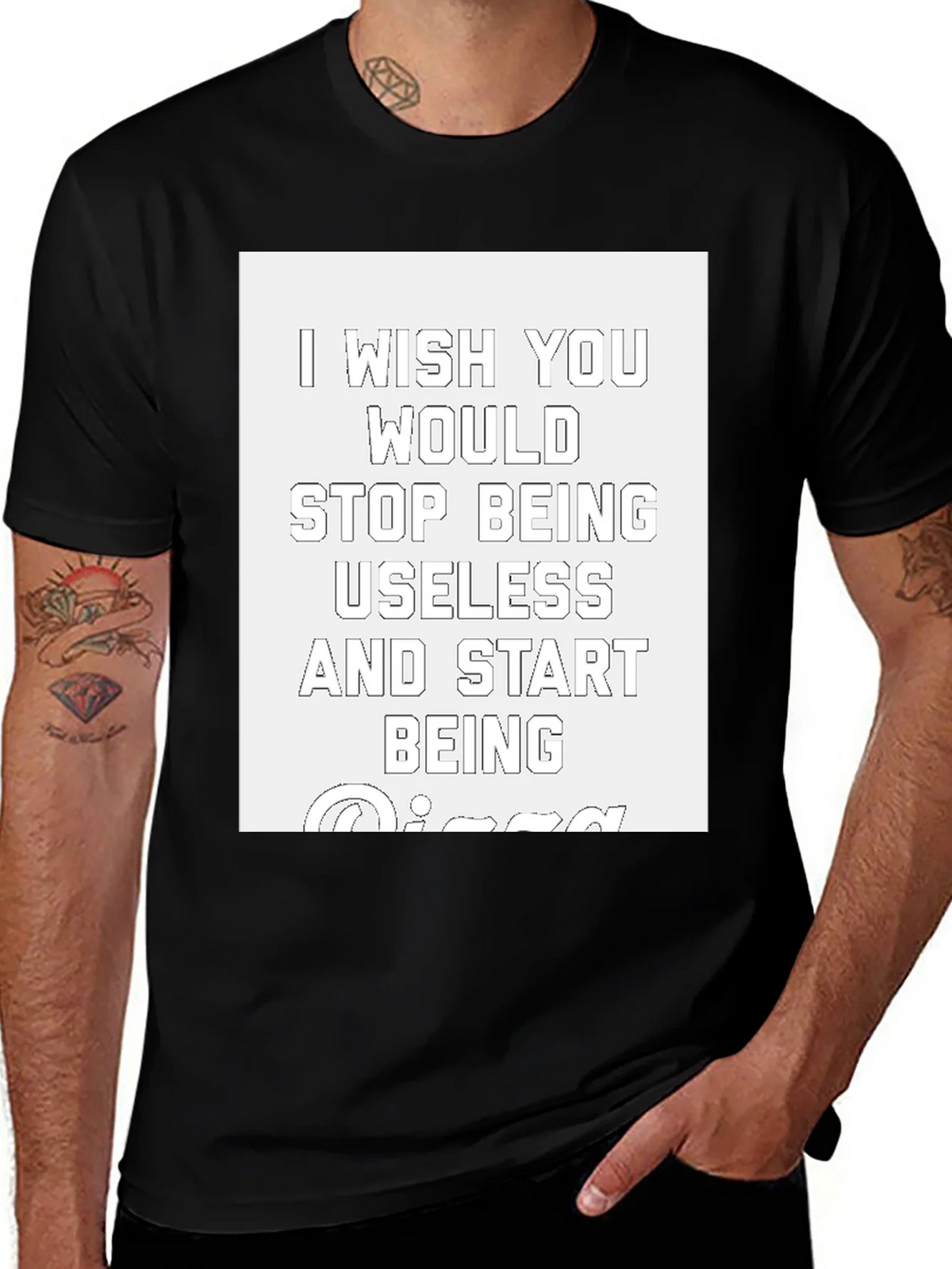 Funny Sarcastic Graphic Tee - Be Amazing! product image 1