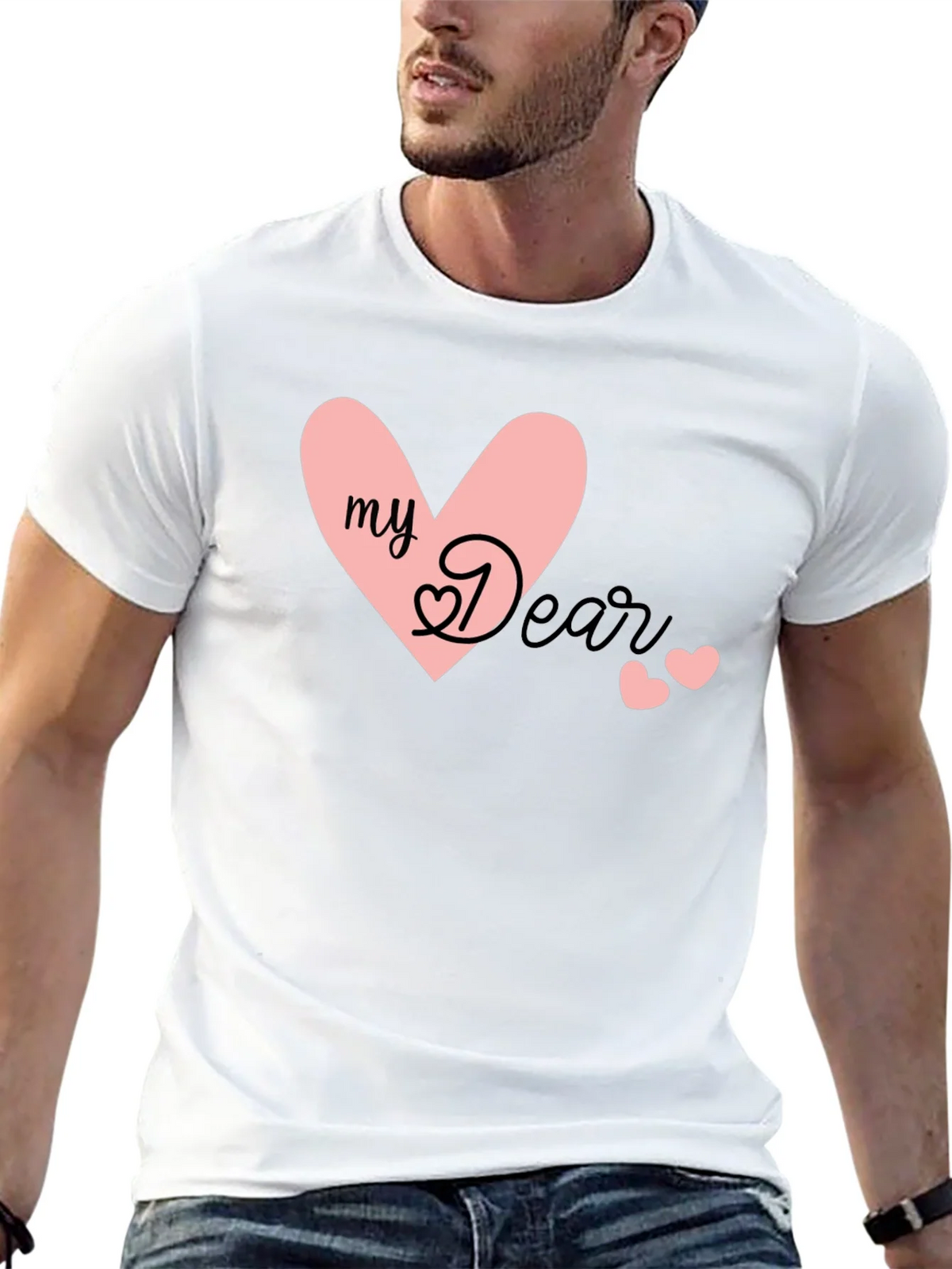 My Dear Heart Graphic Tee - Stylish Mens T-Shirt product image 12