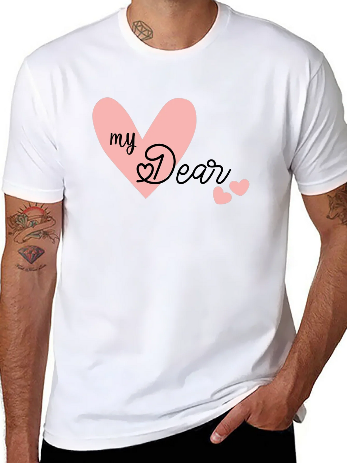 My Dear Heart Graphic Tee - Stylish Mens T-Shirt product image 7