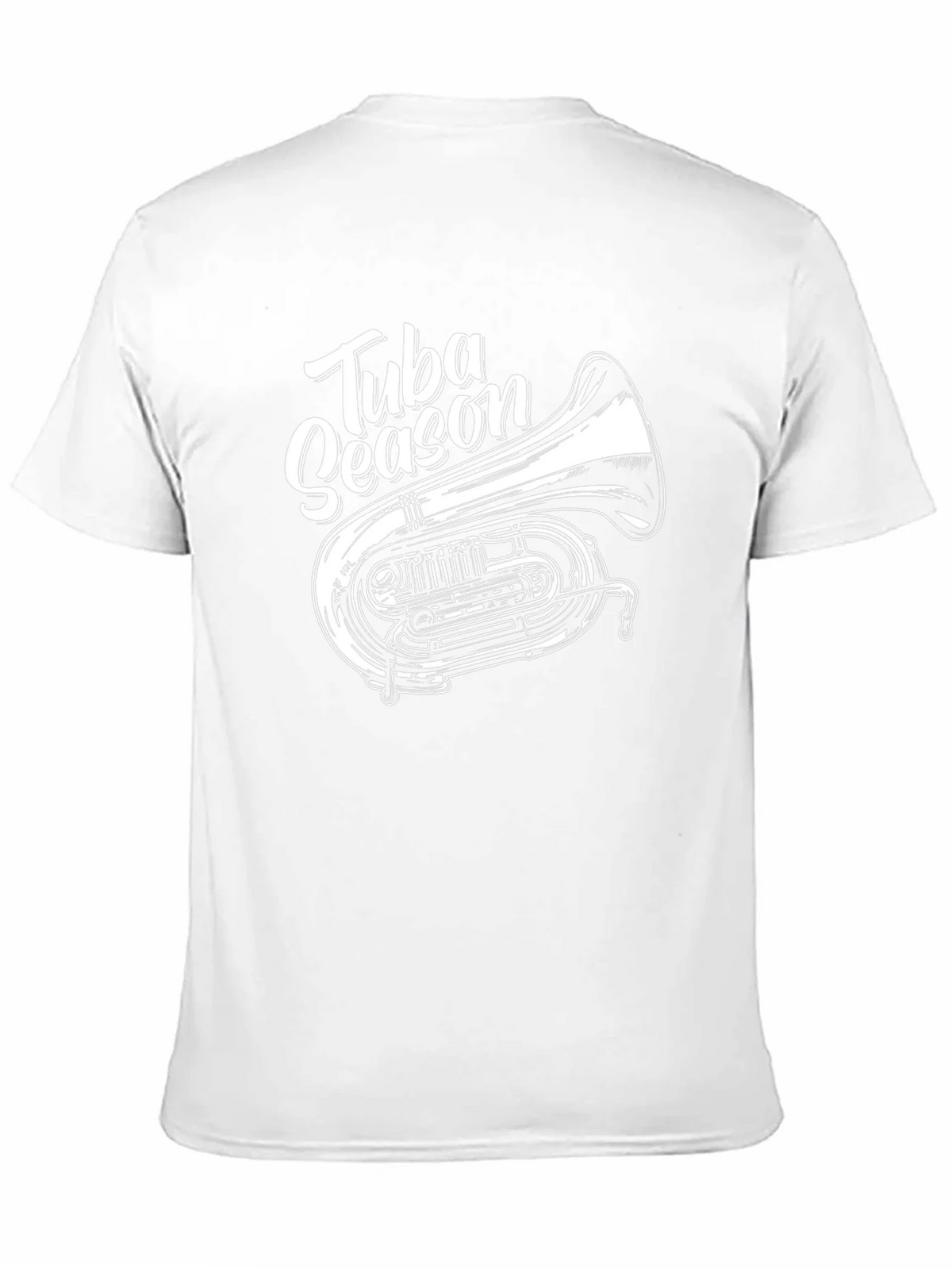 Tuba Season Black Graphic T-Shirt product image 10