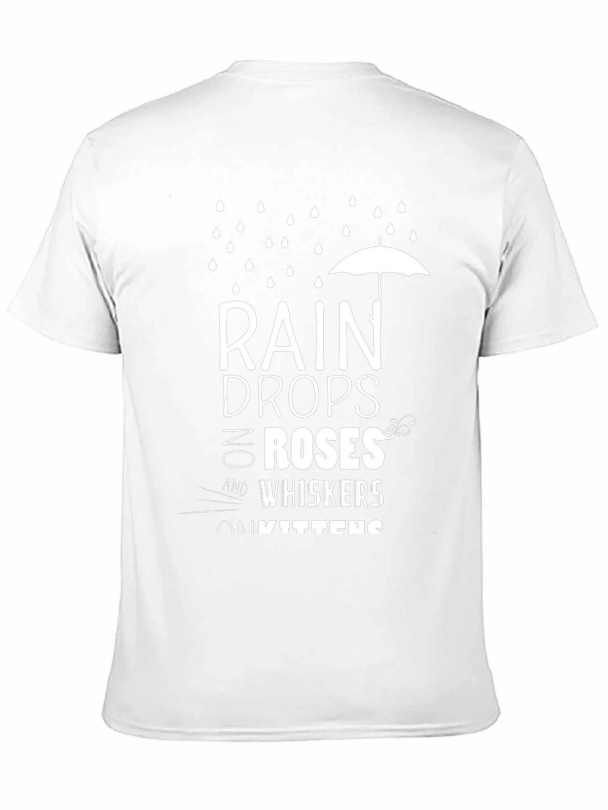 Raindrops on Roses T-Shirt - Black product image 10