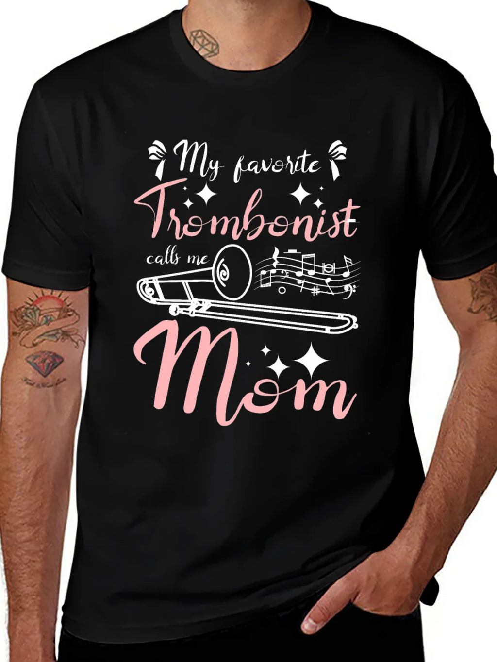 Trombonist Mom Graphic T-Shirt product image 1