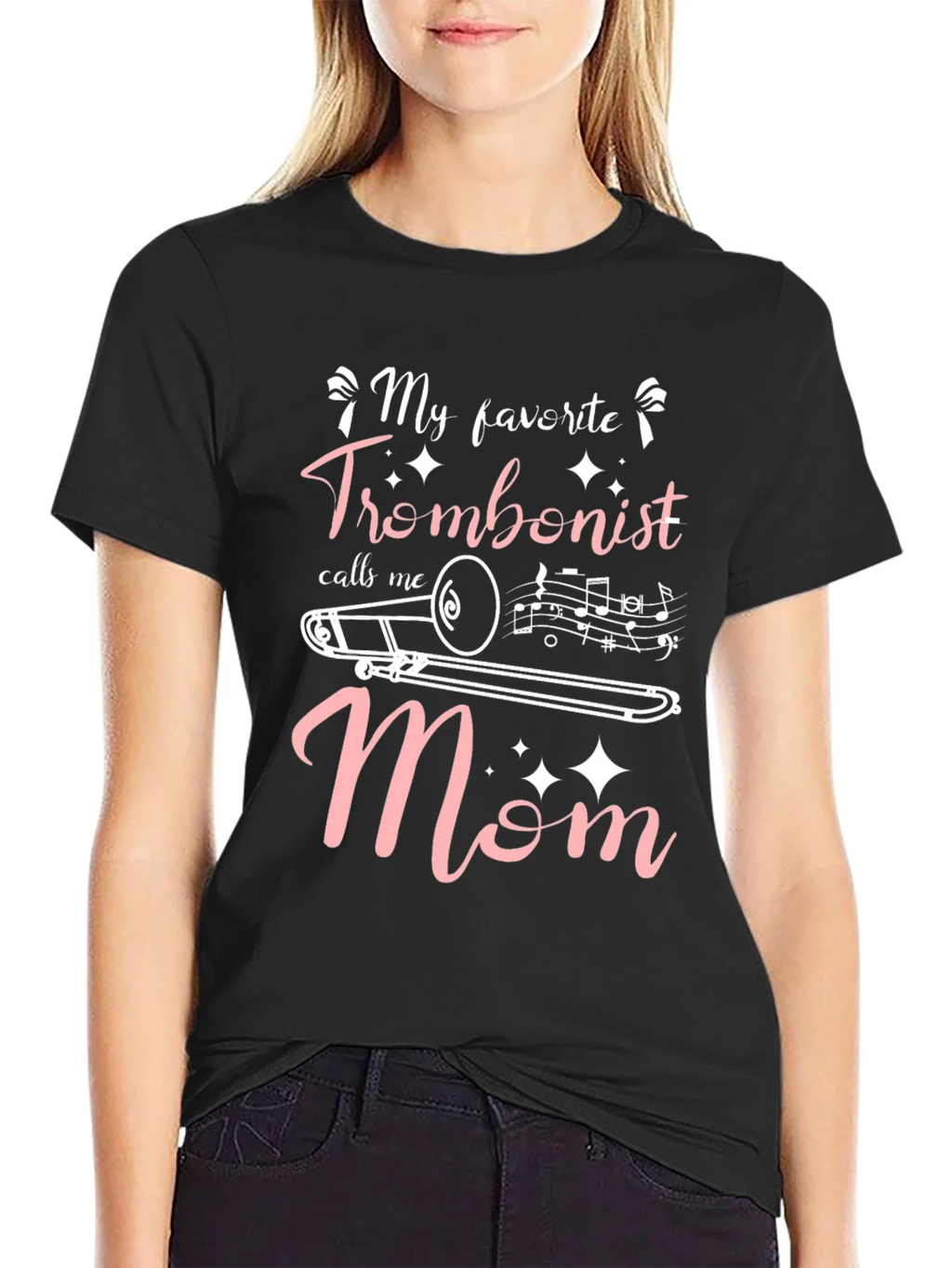 Trombonist Mom Graphic T-Shirt product image 2