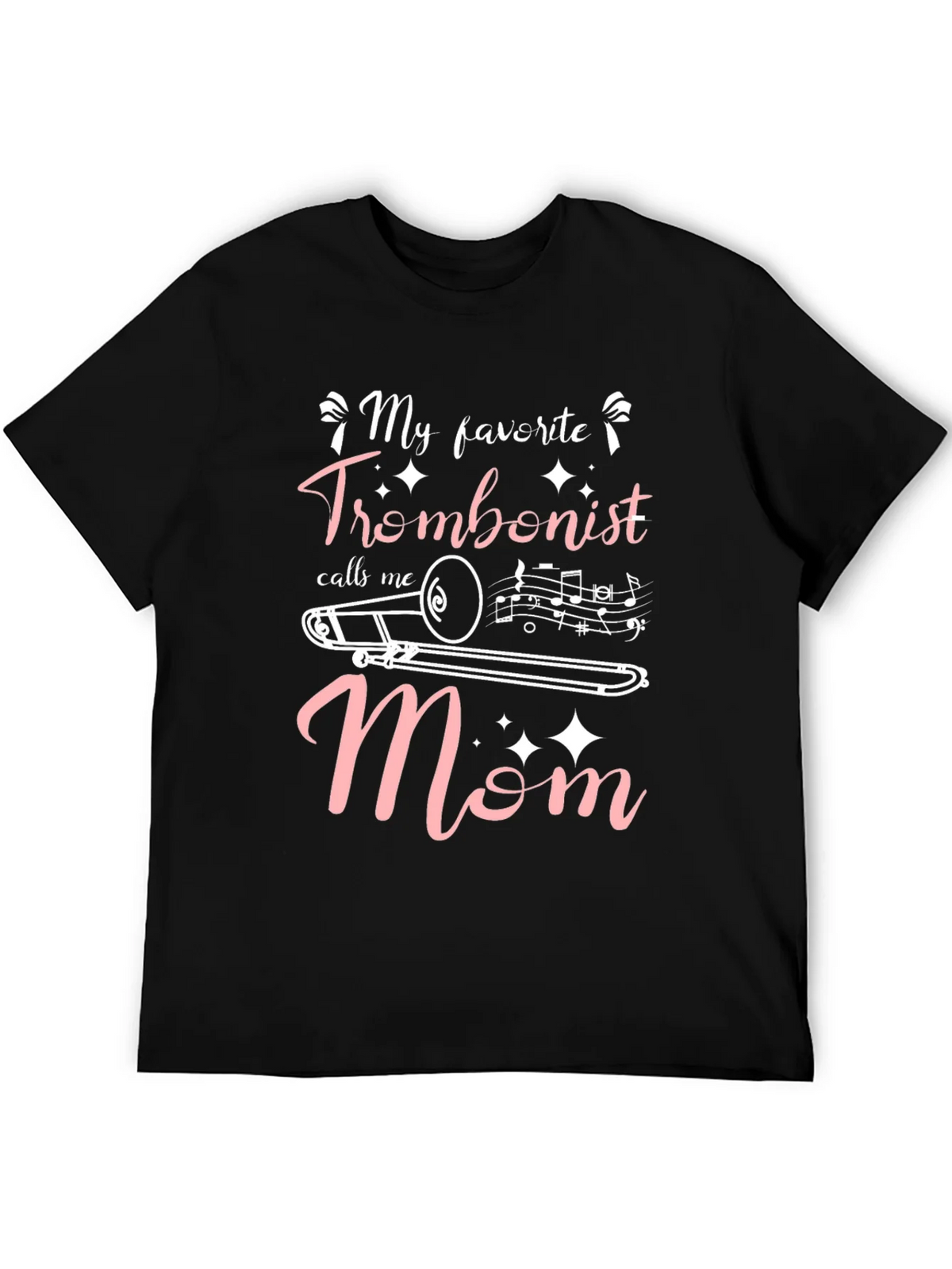 Trombonist Mom Graphic T-Shirt product image 5