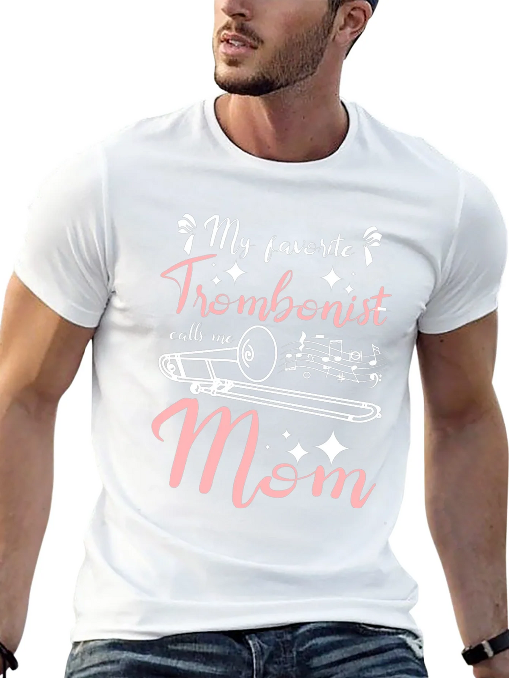 Trombonist Mom Graphic T-Shirt product image 12