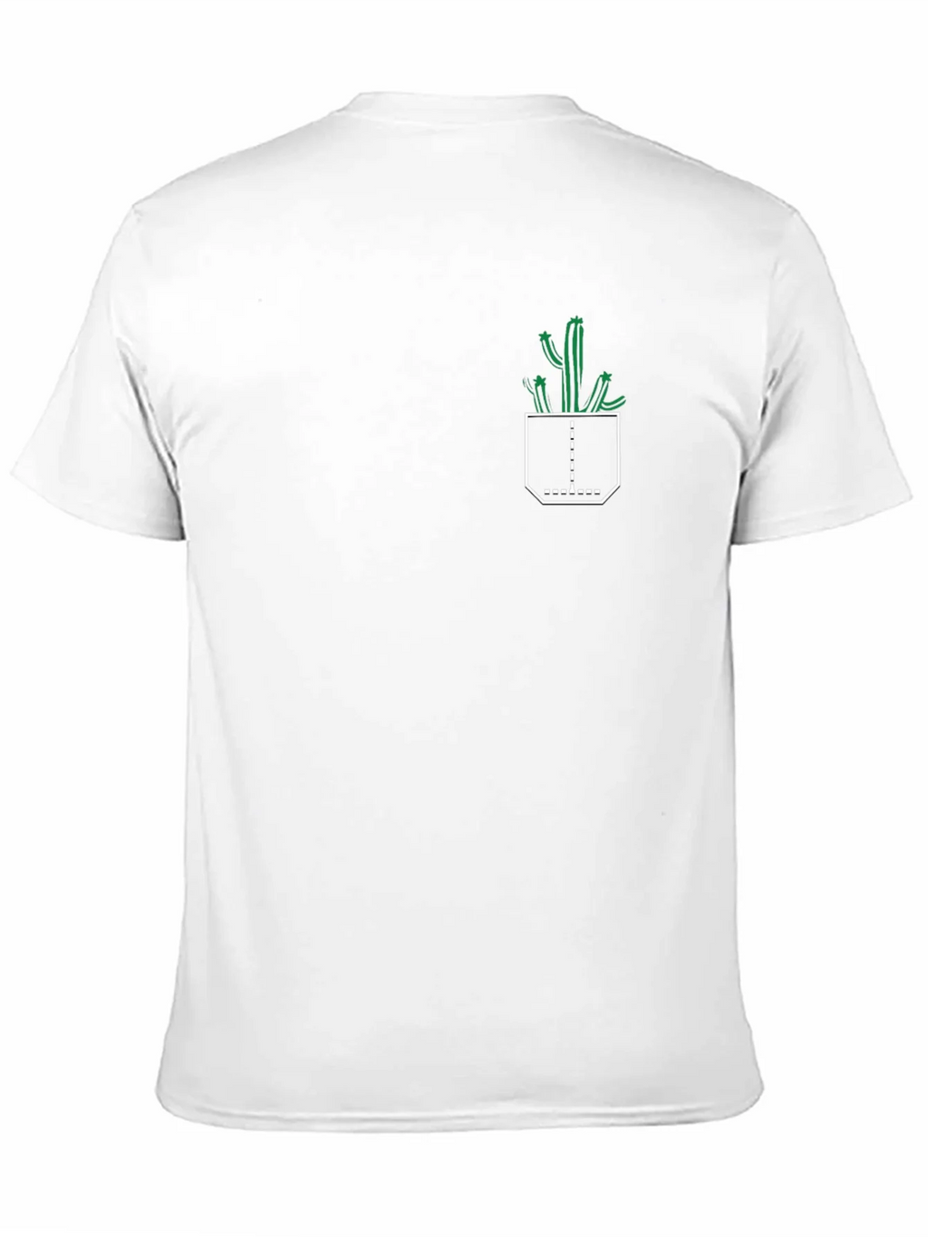 Cactus Pocket Black T-Shirt product image 10