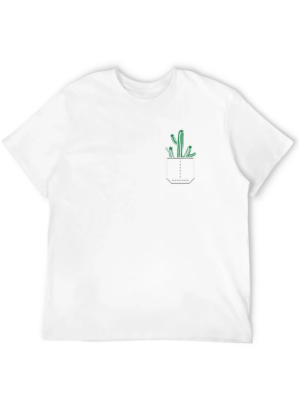 Cactus Pocket Black T-Shirt product image 11