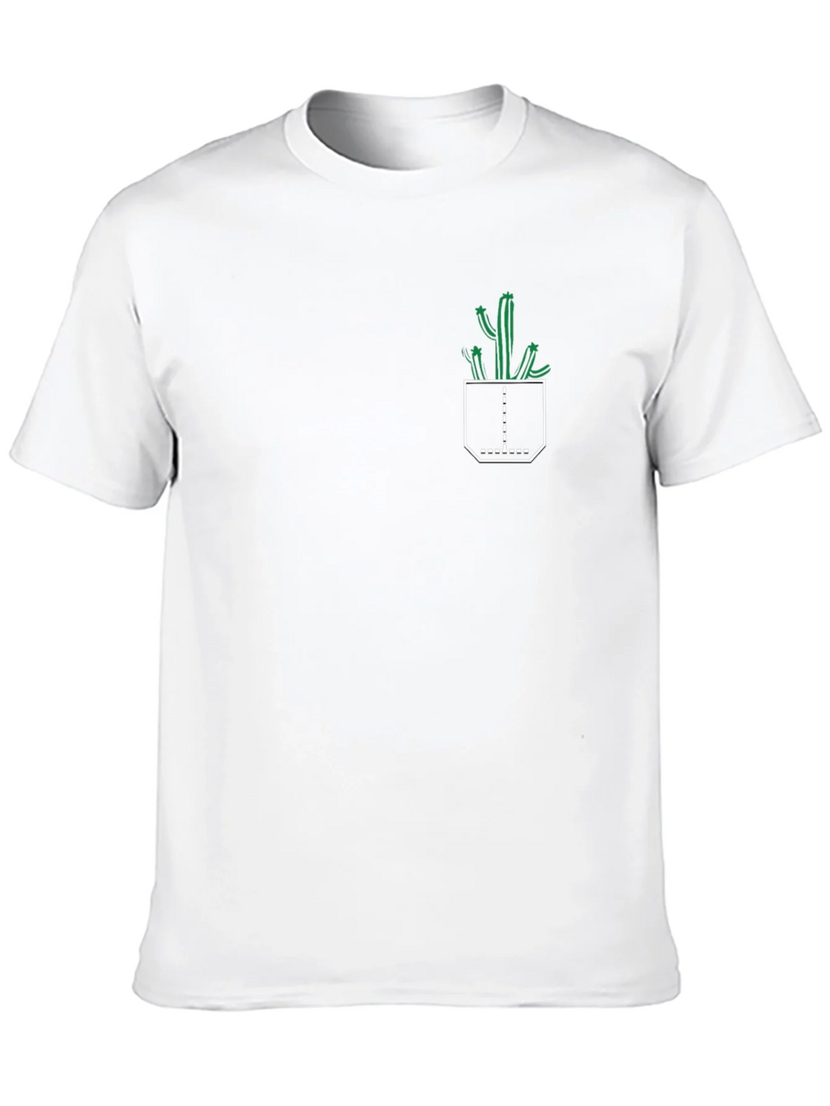 Cactus Pocket Black T-Shirt product image 9