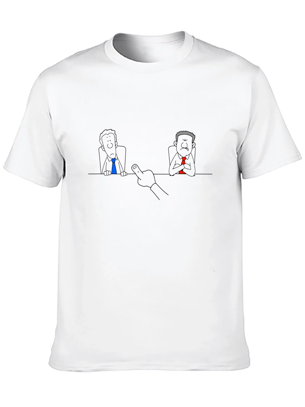 Funny Middle Finger Boss Meeting T-Shirt product image 6