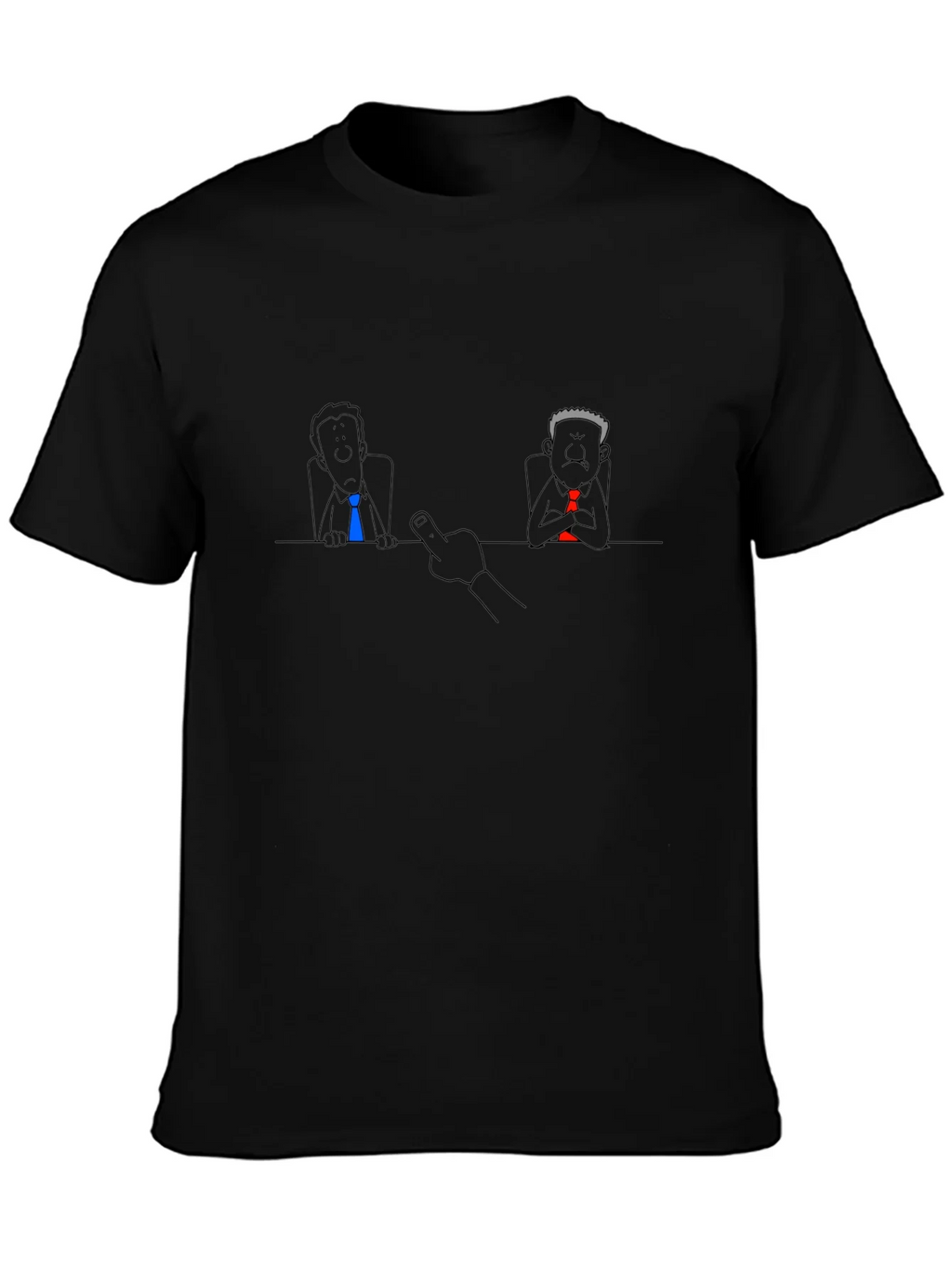 Funny Middle Finger Boss Meeting T-Shirt product image 2