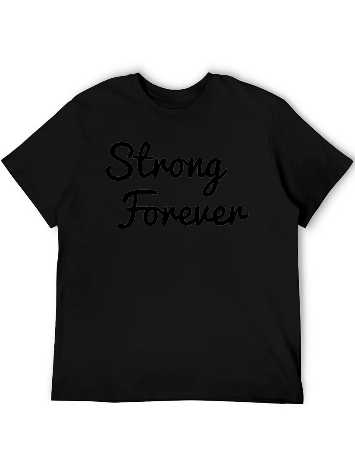 Strong Forever Black T-Shirt product image 5