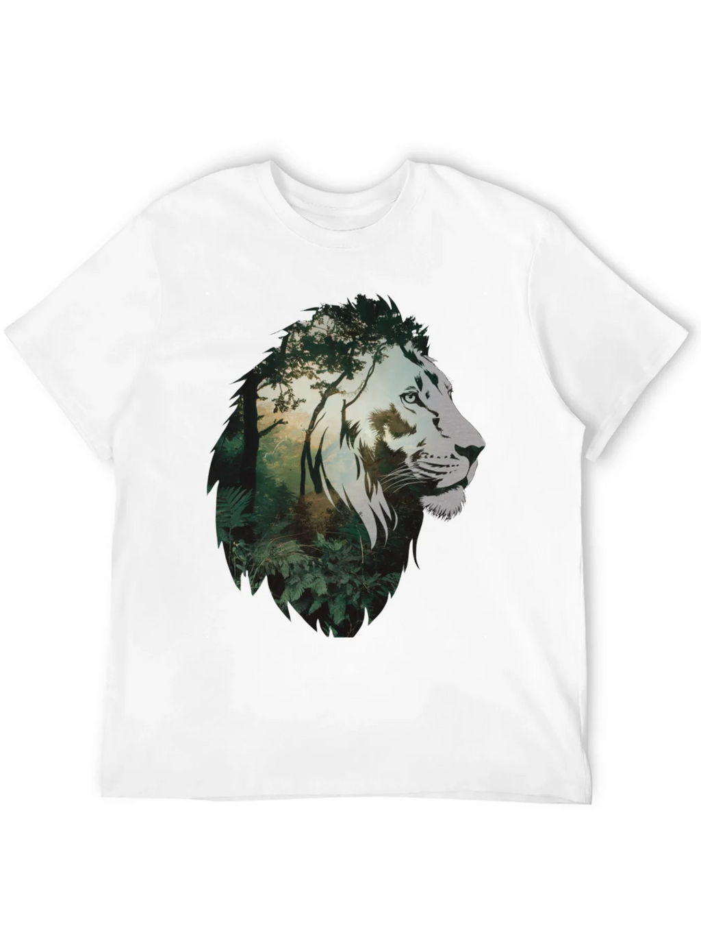 Lion Jungle Graphic Tee - Mens Black T-Shirt product image 11