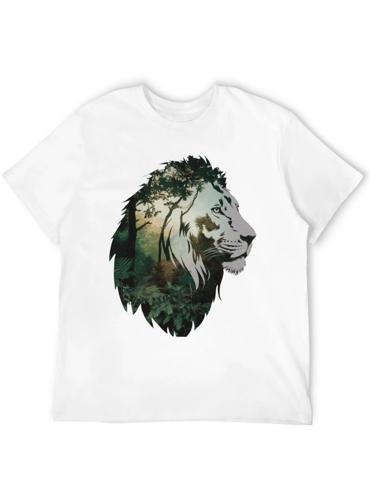 Lion Jungle Graphic Tee - Mens Black T-Shirt product image 11