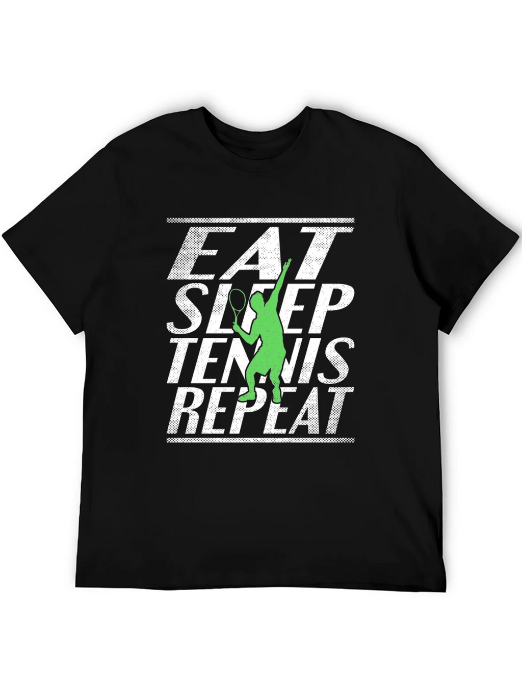 Eat Sleep Tennis Repeat Graphic Tee product image 5