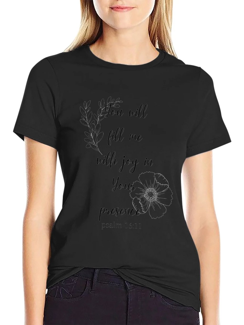 Joyful Presence T-Shirt - Stylish Christian Apparel product image 1