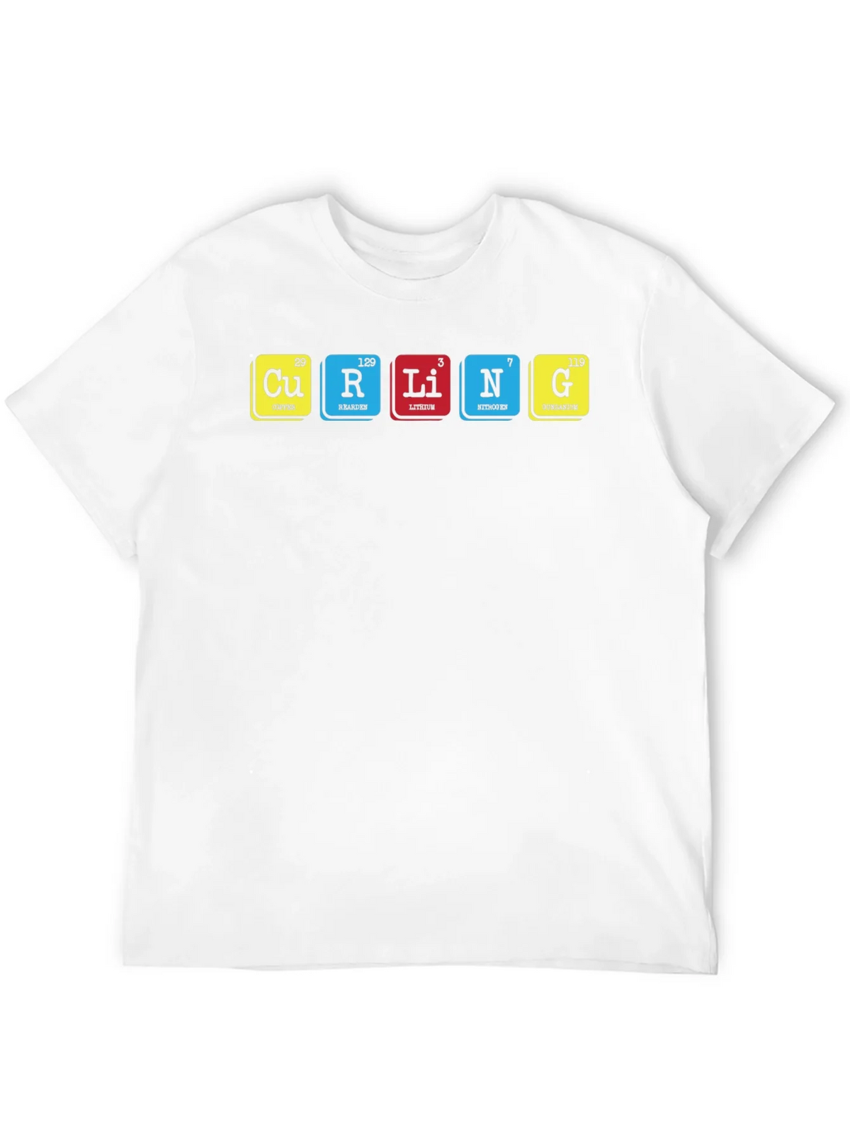 Curling Periodic Table T-Shirt product image 11