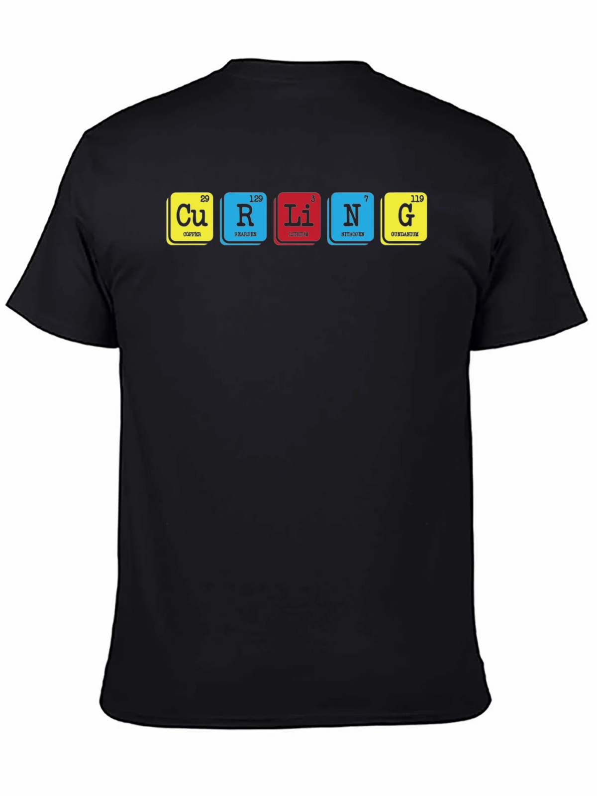 Curling Periodic Table T-Shirt product image 4