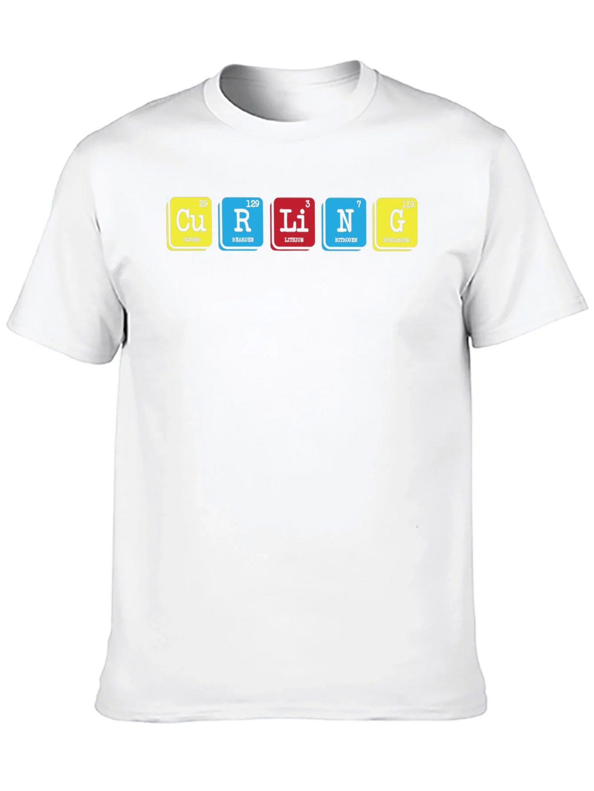 Curling Periodic Table T-Shirt product image 9