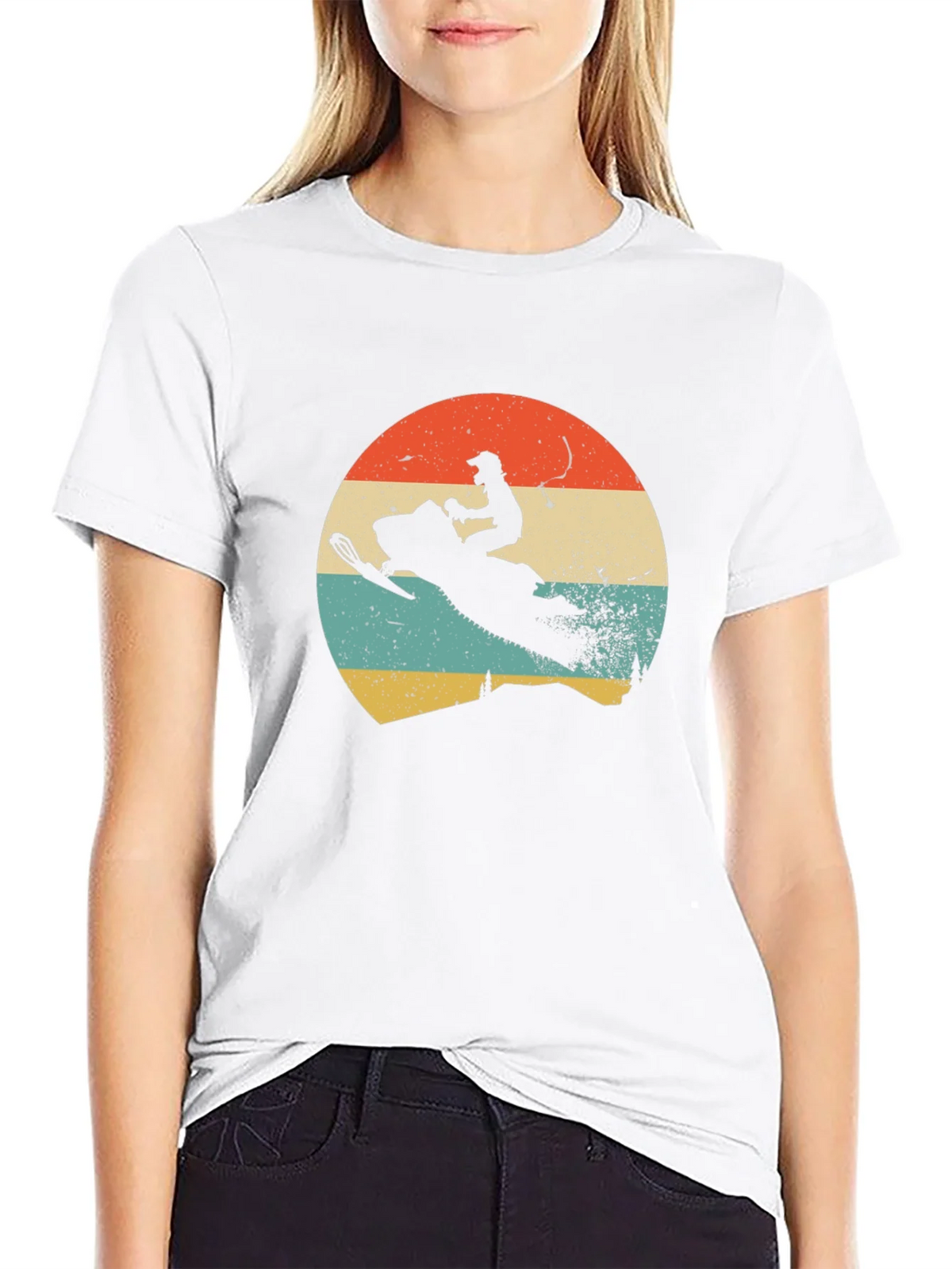 Vintage Snowmobile T-Shirt - Retro Style Rider Tee product image 8