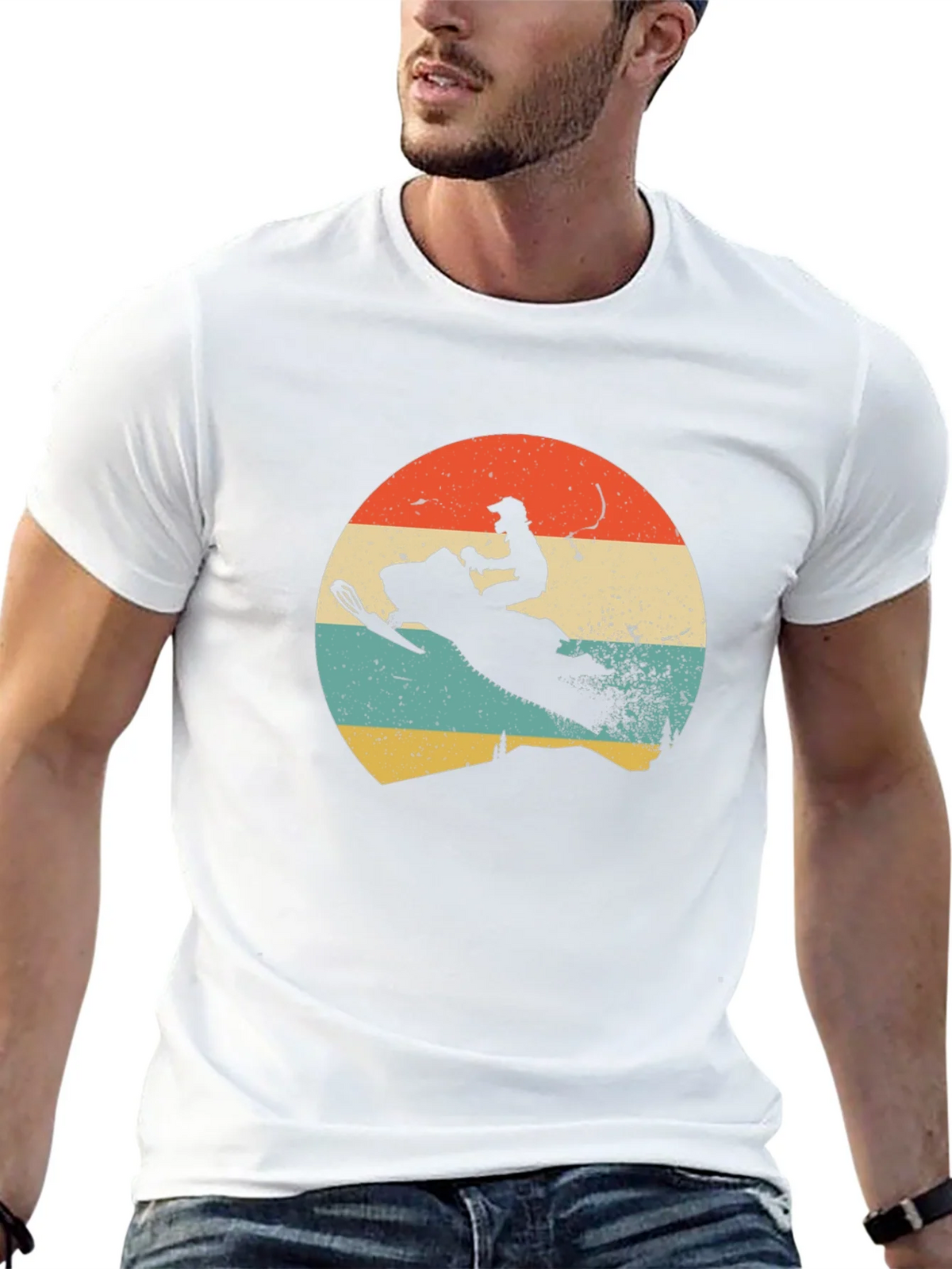 Vintage Snowmobile T-Shirt - Retro Style Rider Tee product image 12